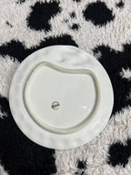 Vintage Cheese & Grapes Ceramic Plate