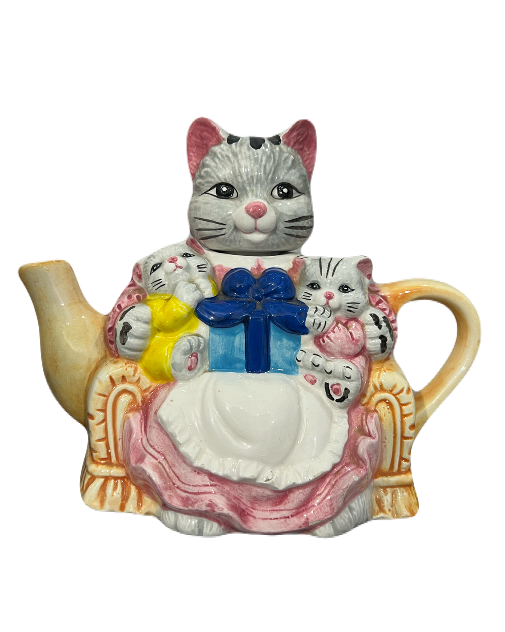 Cat Family Ceramic Kettle