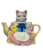 Cat Family Ceramic Kettle