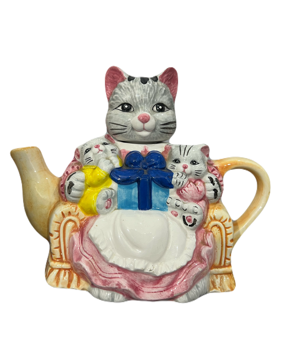 Cat Family Ceramic Kettle