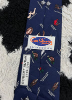 Scottish Poet Robert Burns Tie