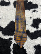 The Collection Orange Embroidered Tie