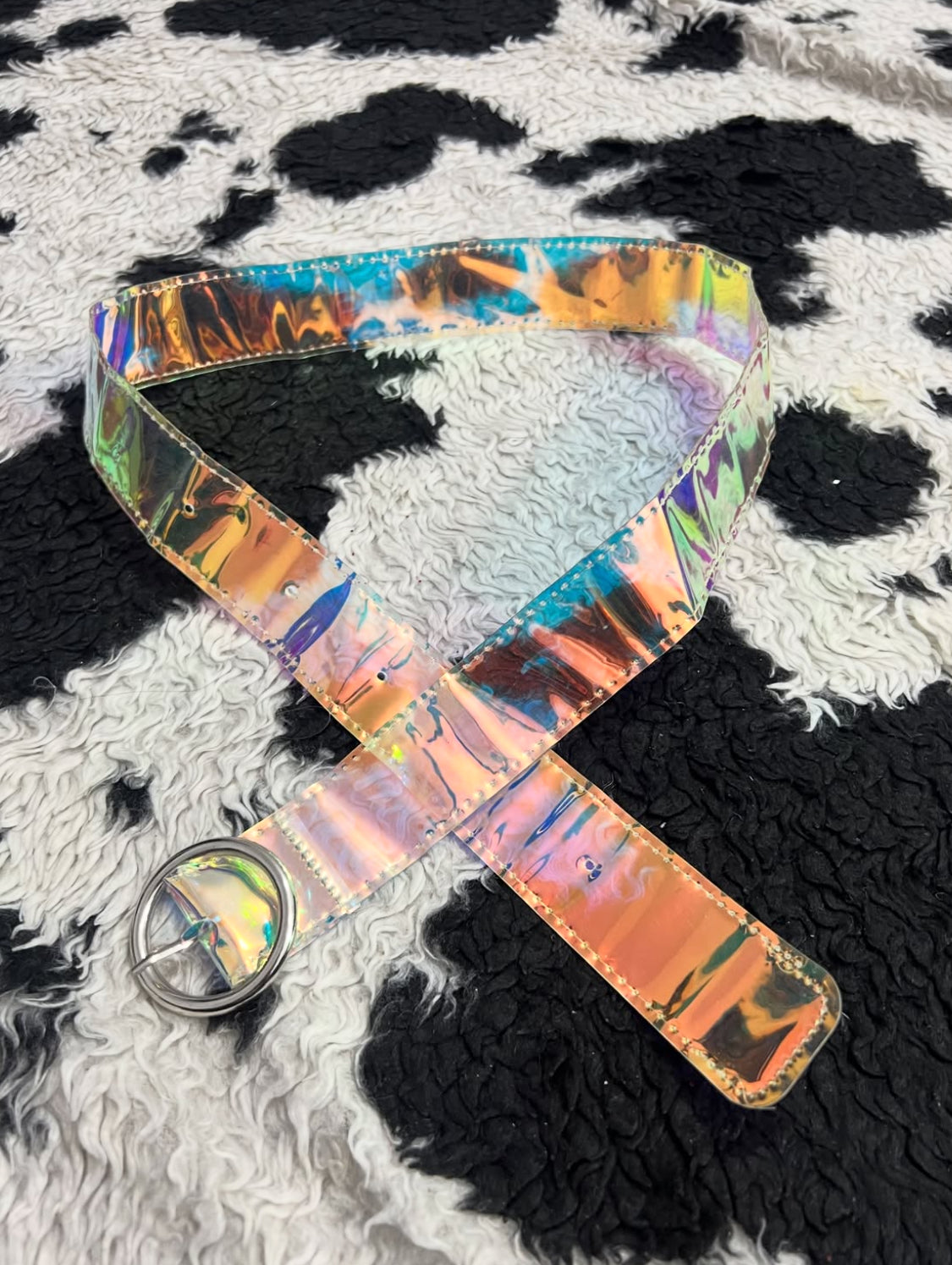 Transparent Holographic Belt