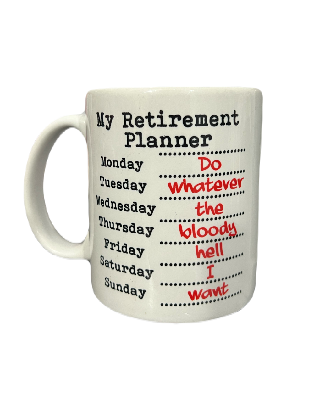 My Retirement Planner Mug