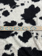Blue Beaded Snake Skin Belt