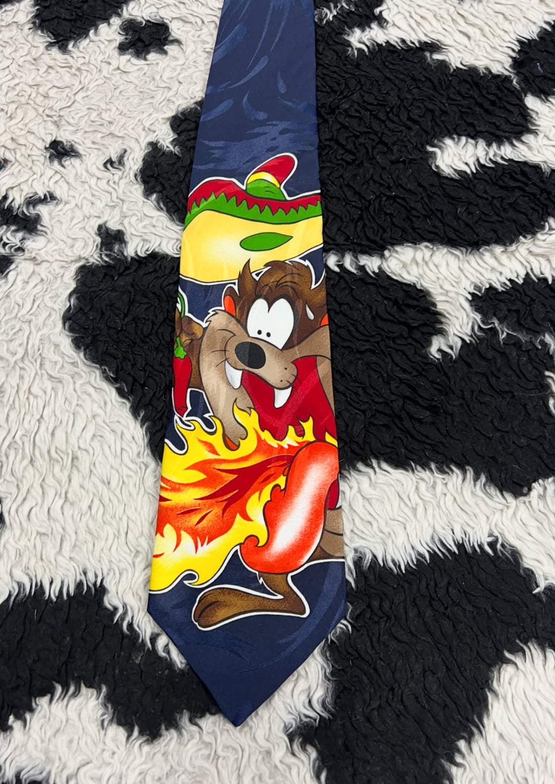 Vintage 1998 "Mexican Hot" Taz Tie
