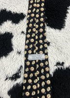 Johnny Coburn Black Floral Tie