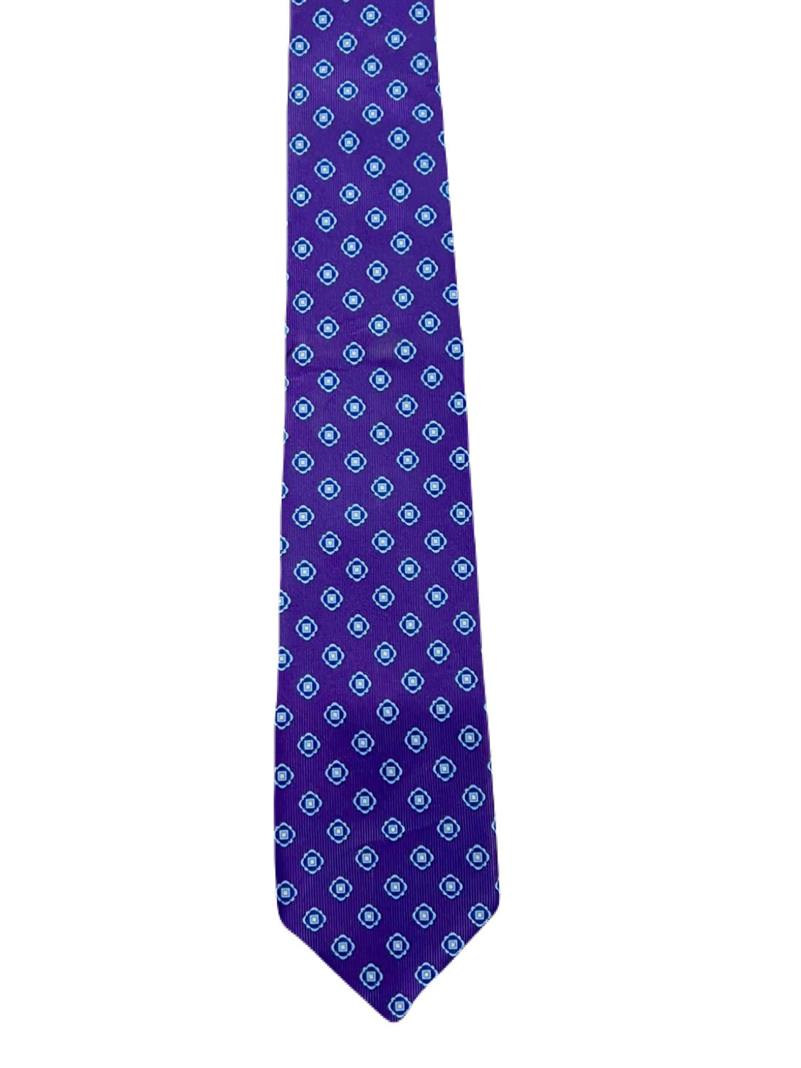 Taylor & Wright Blue Purple Embroidered Tie