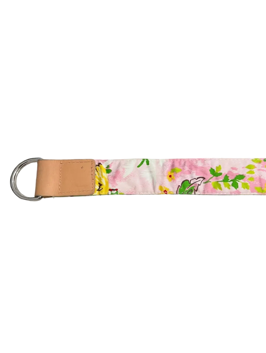Double-Sided Floral D-Buckle Belt