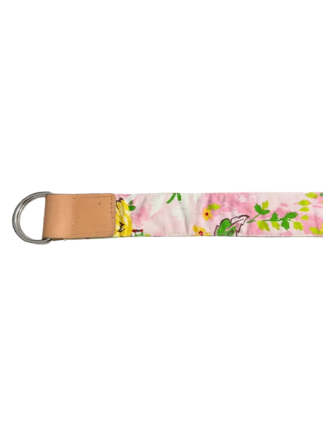 Double-Sided Floral D-Buckle Belt