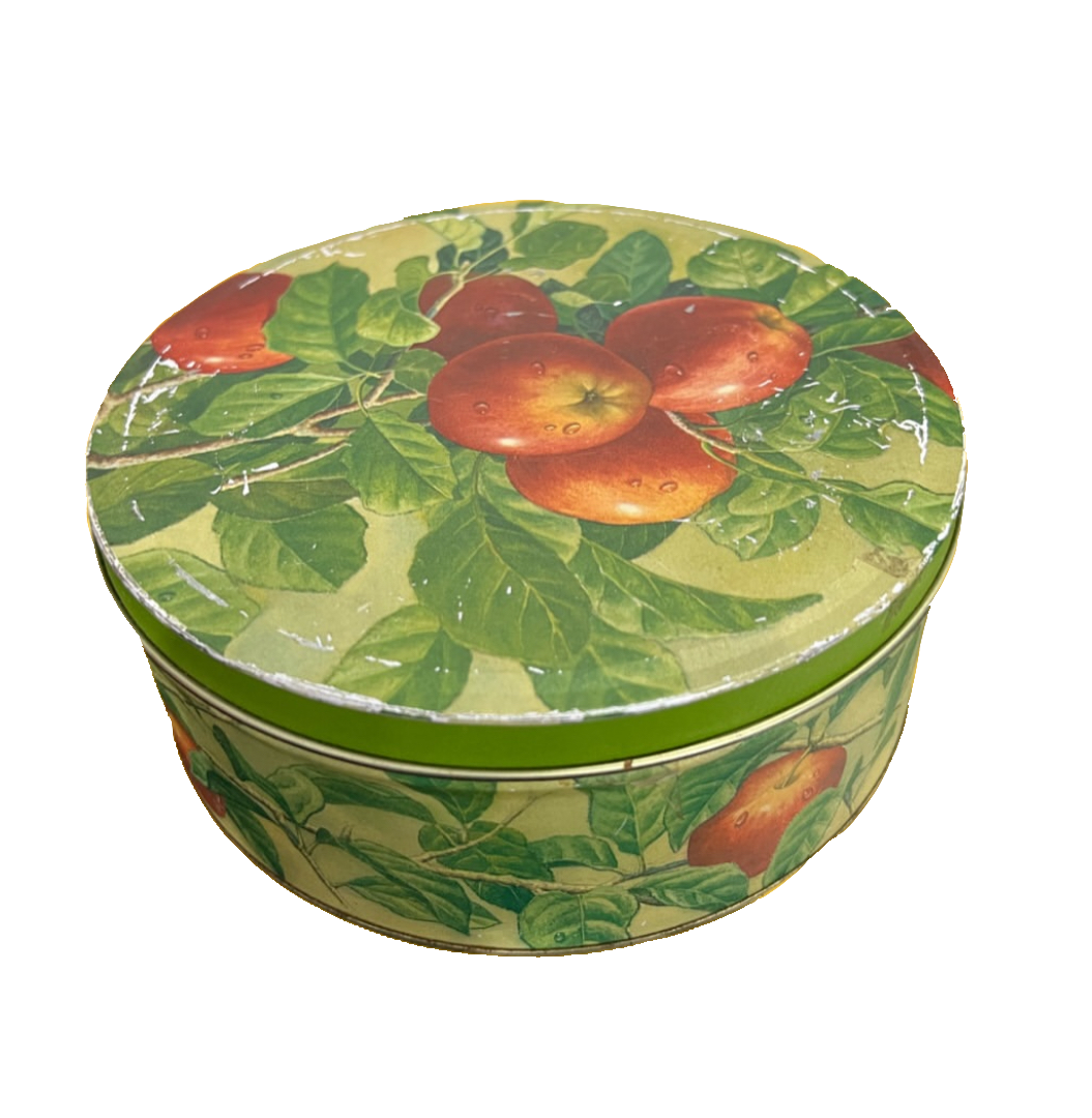 Cottagecore Apple Metal Storage Box