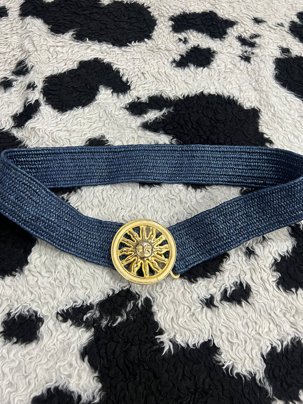 Sun Buckle Elastic Belt