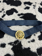 Sun Buckle Elastic Belt