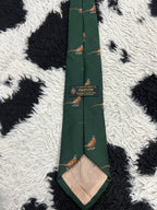 Embroidered Pheasants Tie