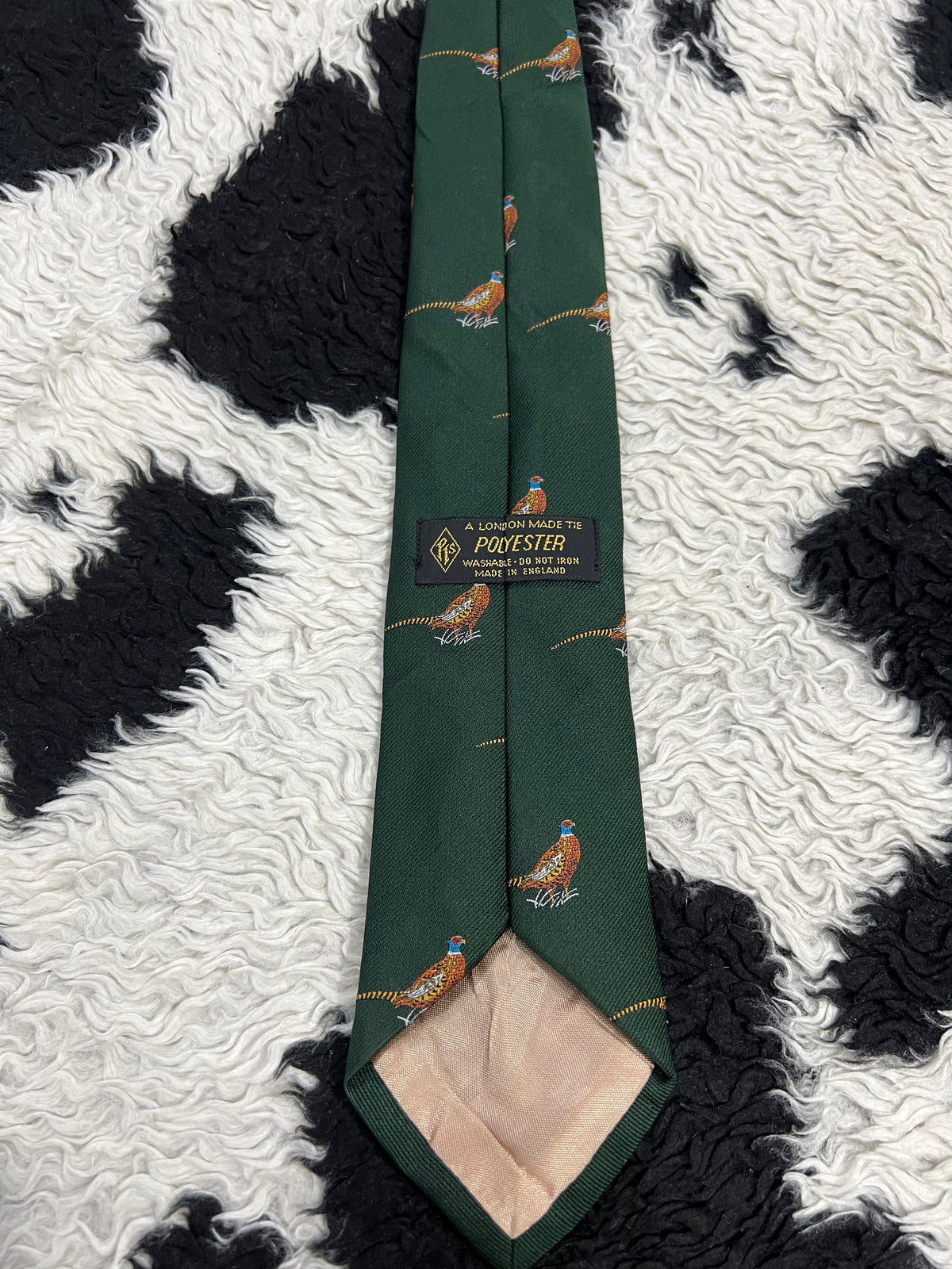 Embroidered Pheasants Tie