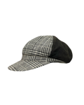 Plaid Patched Newsboy Cap