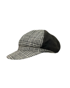 Plaid Patched Newsboy Cap