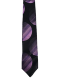 MONTI Black & Purple Dotted Tie