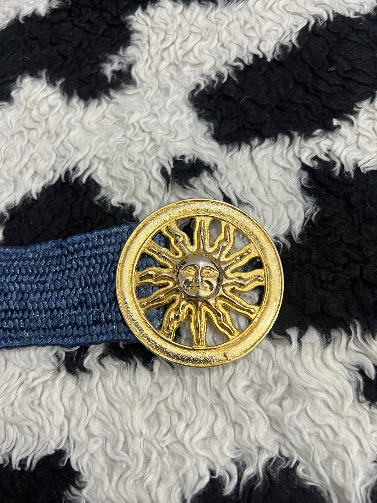 Sun Buckle Elastic Belt