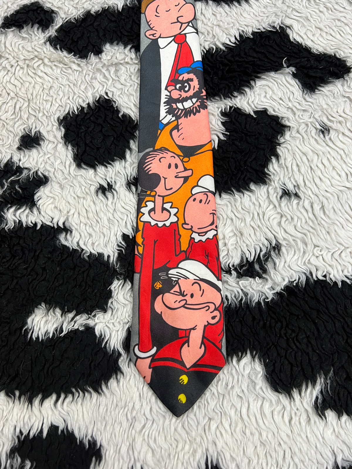 Vintage 1993 Ralph Marlin Popeye The Sailor Tie