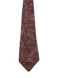 Cranes & Architecture Fully Embroidered Tie