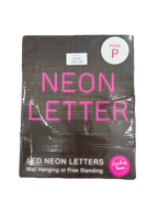 Neon Letter "P" Light