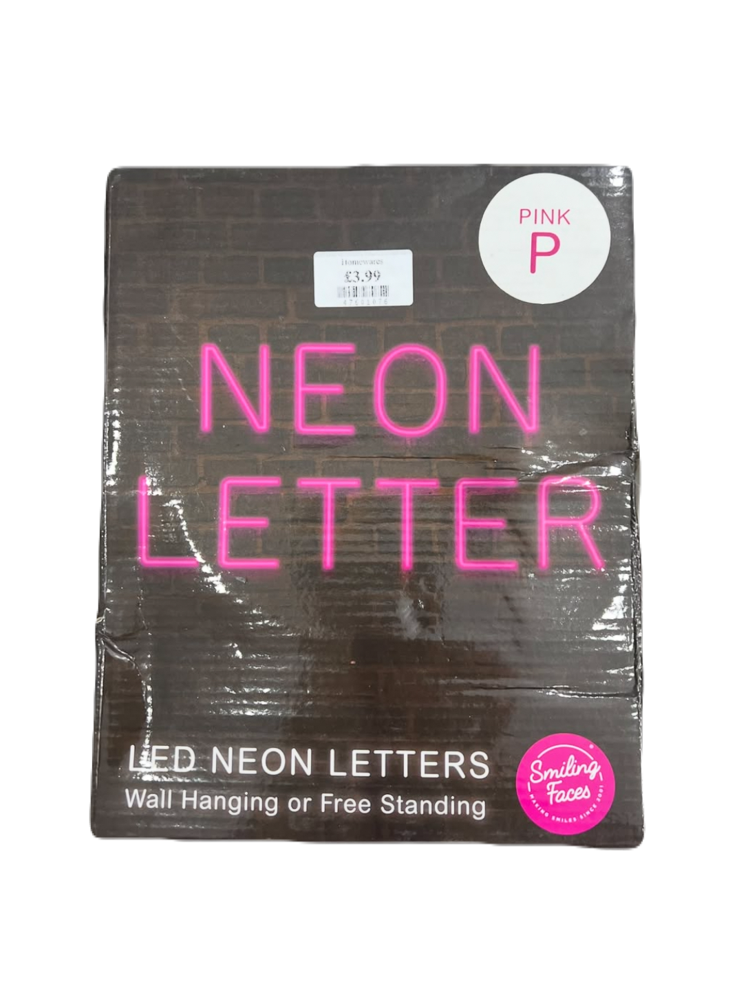 Neon Letter "P" Light