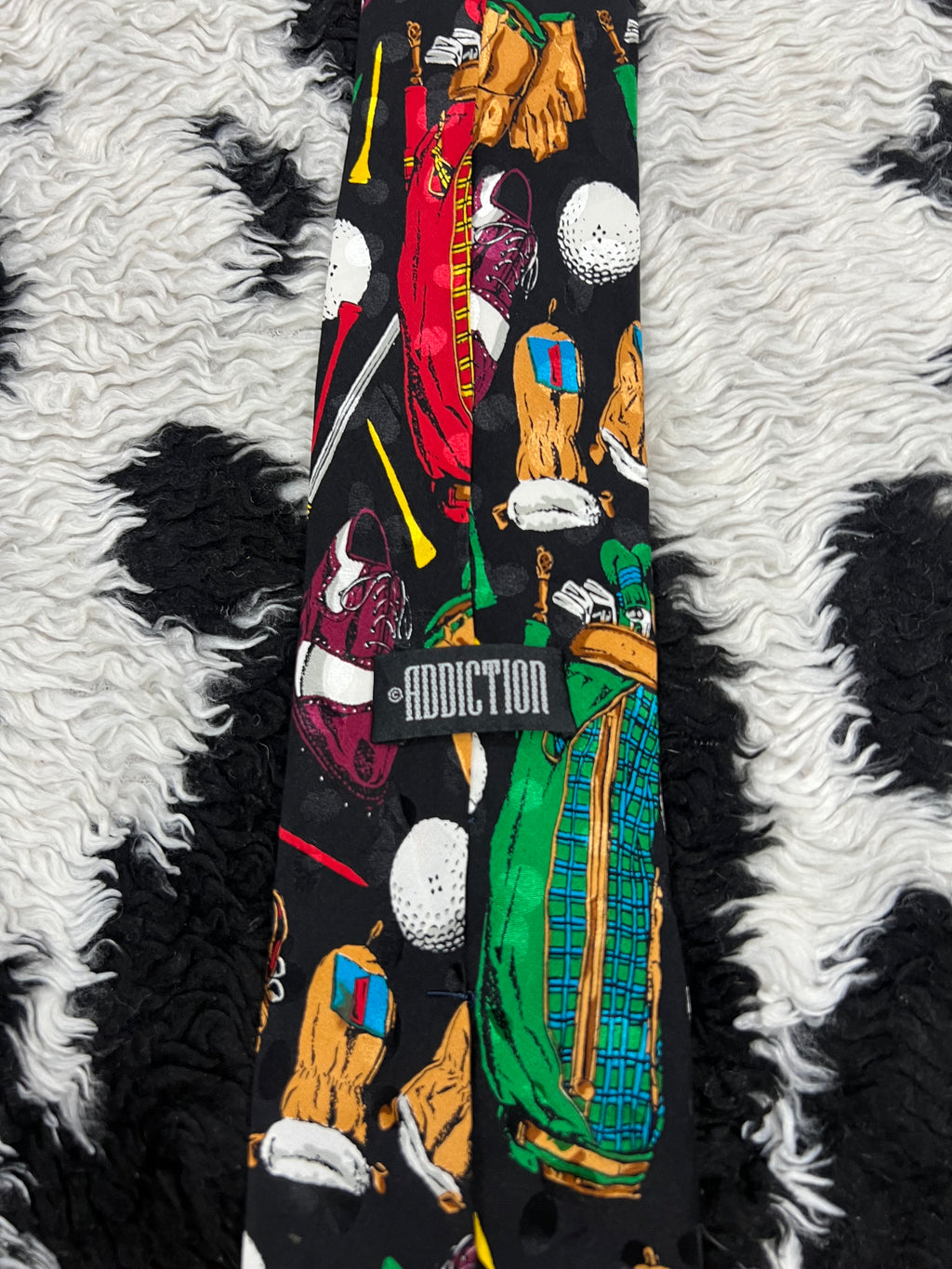 Addiction Golfing Equipment Tie