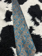 Alex Ander's Peacock Embroidered Tie