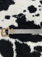 Golden Buckle Rhinestones Belt