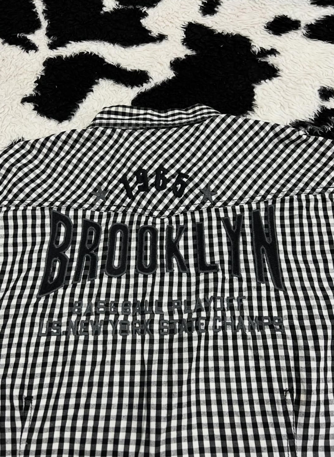 1965 Brooklyn Baseball Embroidered Buttonup