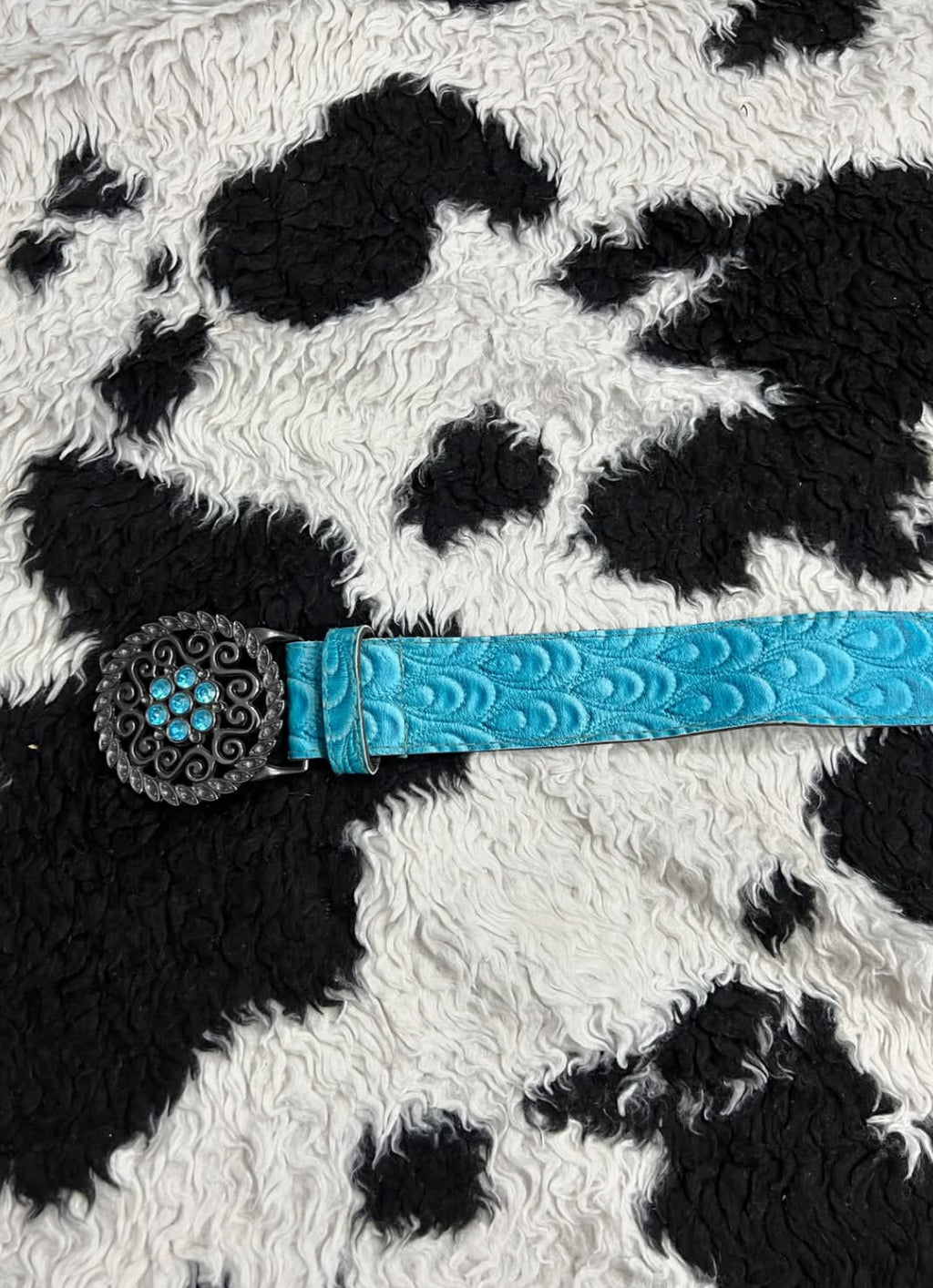 Floral Buckle Belt