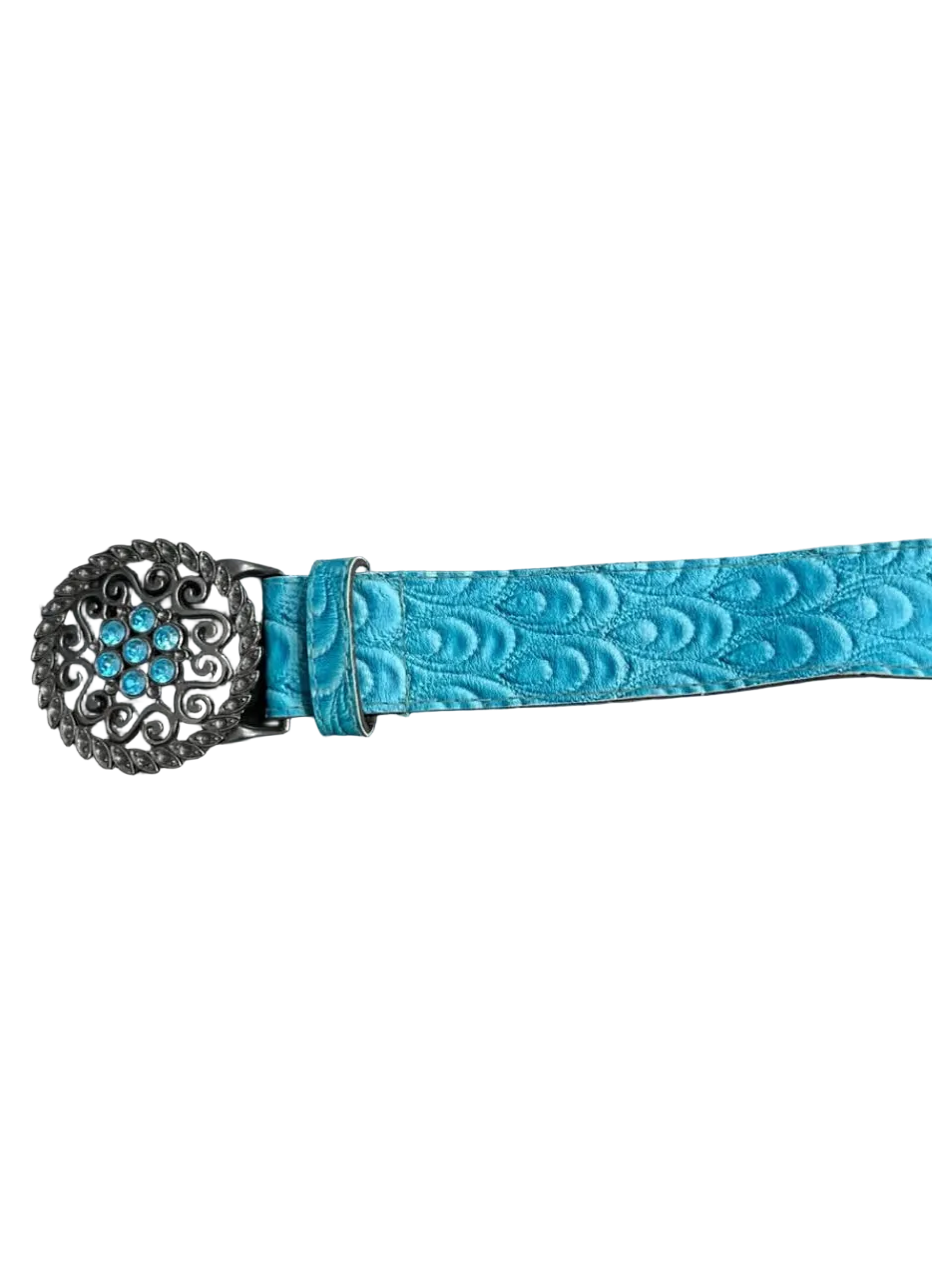 Floral Buckle Belt