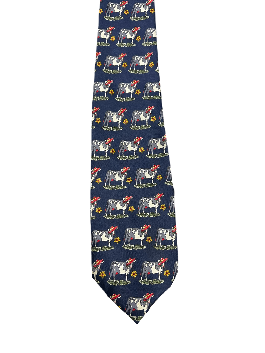 Silly Cows in Hats Tie