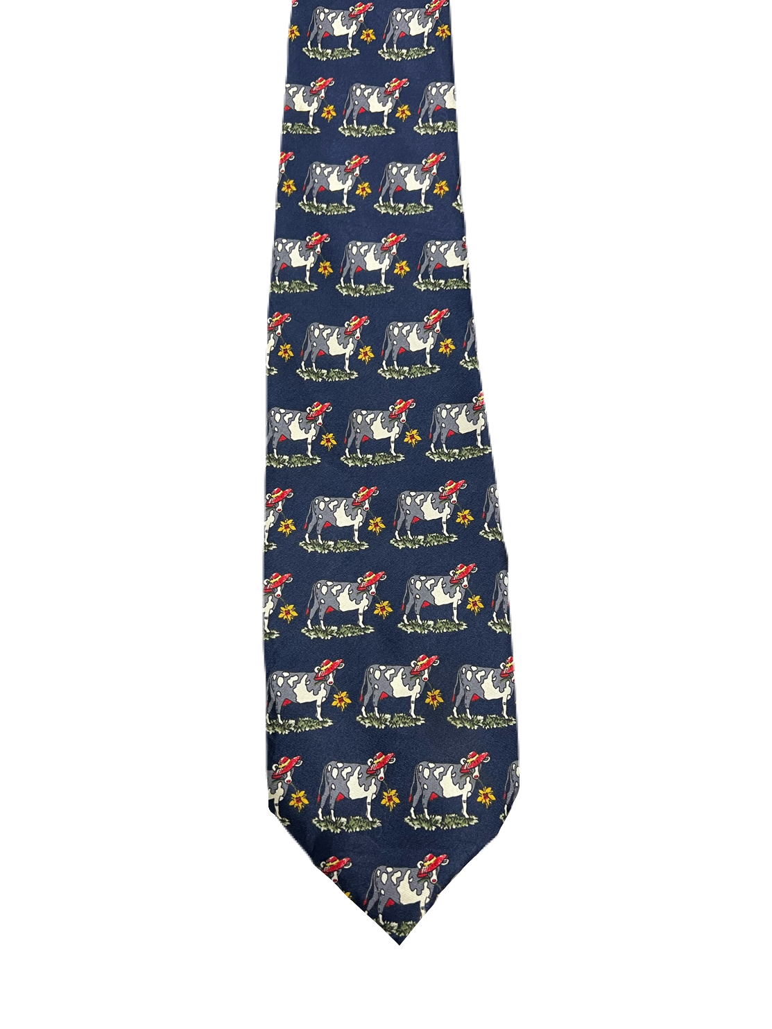 Silly Cows in Hats Tie