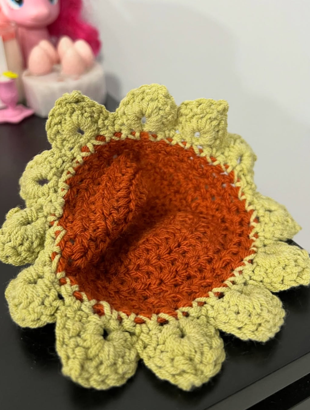 Sunflower Coasters + Crochet Sunflower Set