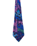 Folkspeare Blue & Pink Abstract Tie