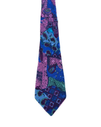 Folkspeare Blue & Pink Abstract Tie