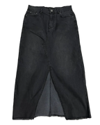 Charcoal Grey Denim Skirt