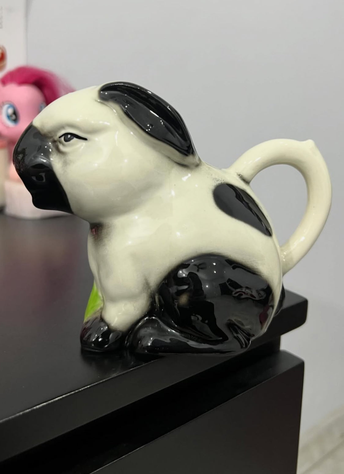 Vintage Tony Wood Rabbit Creamer Jar