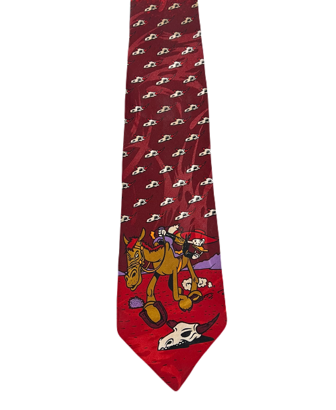 Vintage Disney Donald Duck Cowboy Tiei