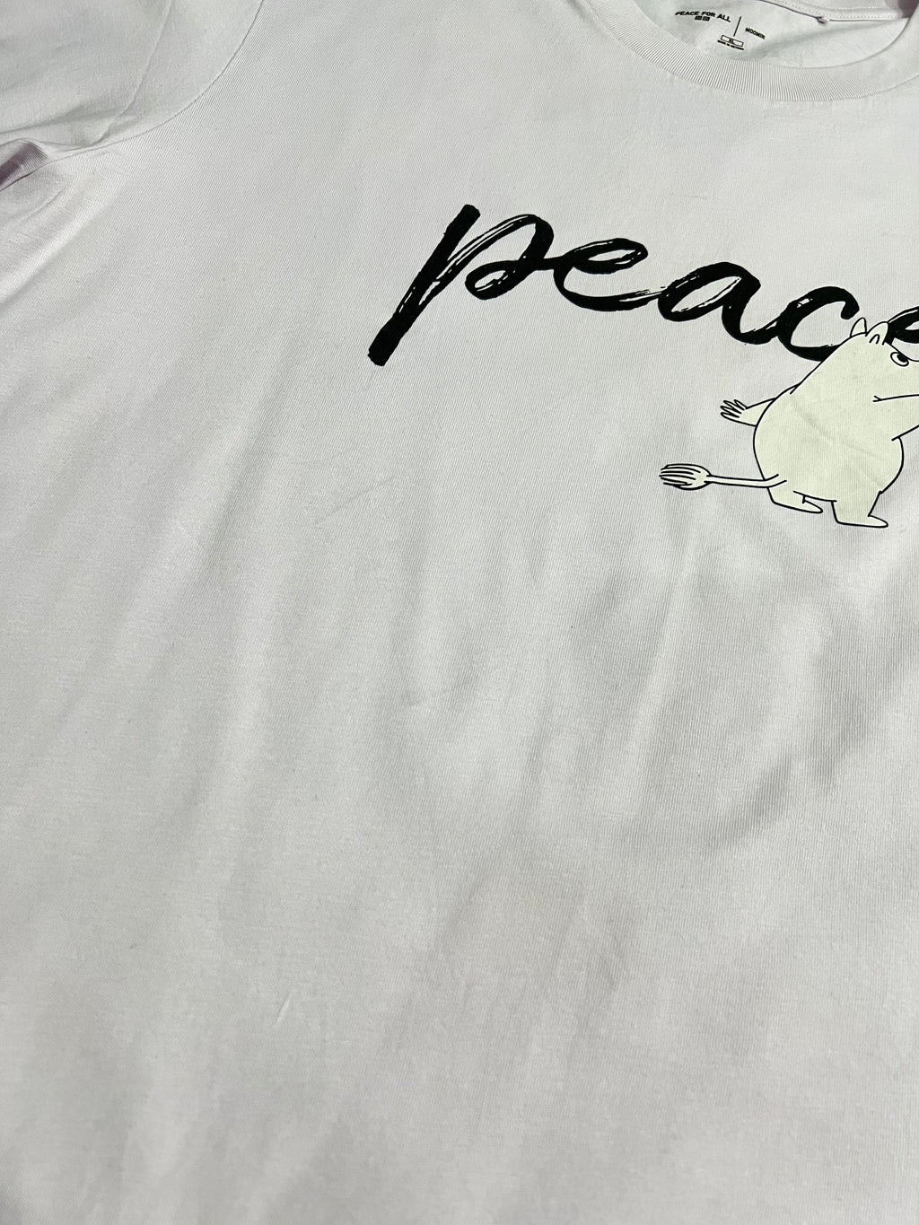Moomin "Peace for All" Tee (Large - Extra Large)