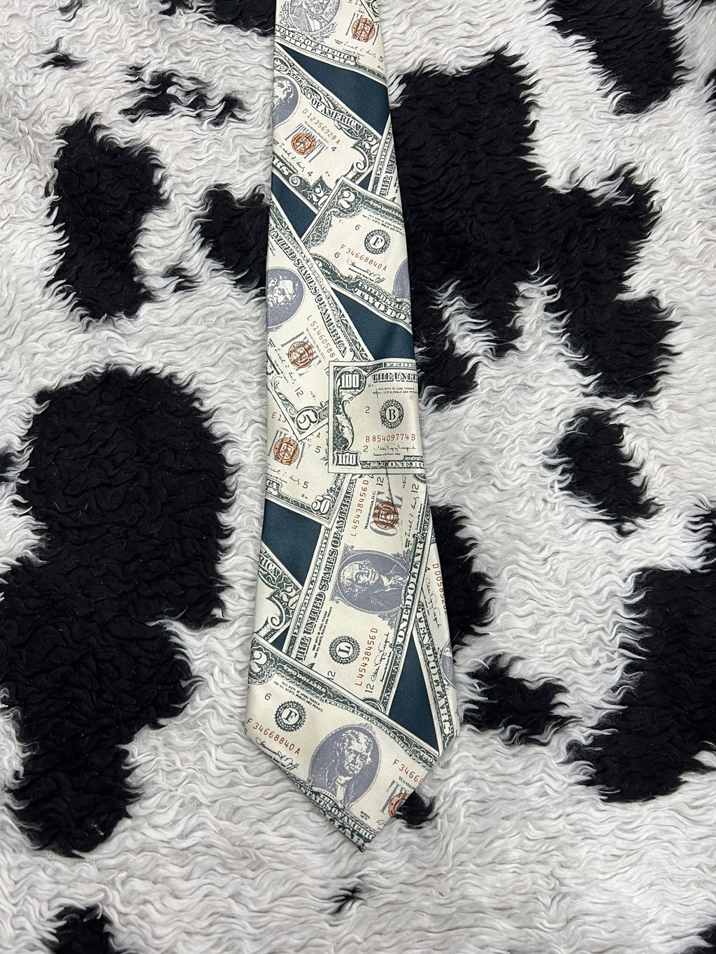 US Dollars Graphic Tie