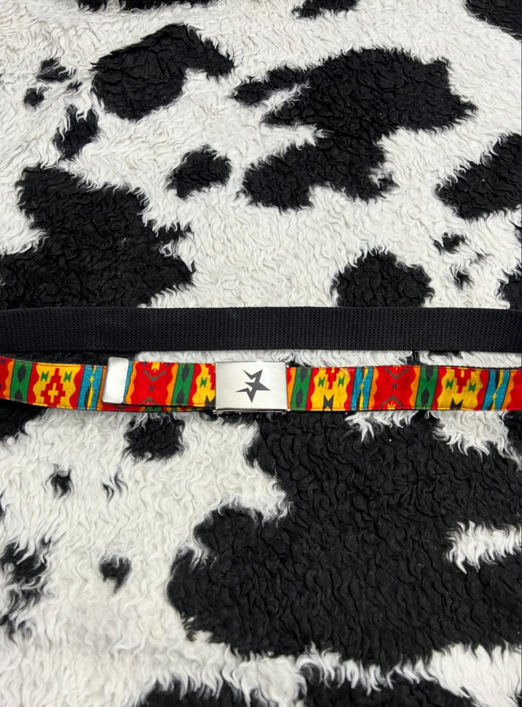Vibrant Star Buckle Belt