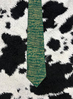 Green Musical Sheet Tie