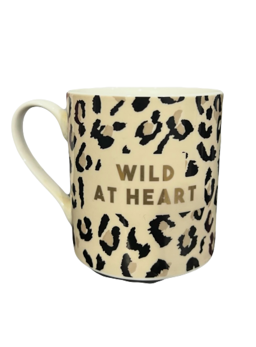 "Wild at Heart" Cheetah Print Mug