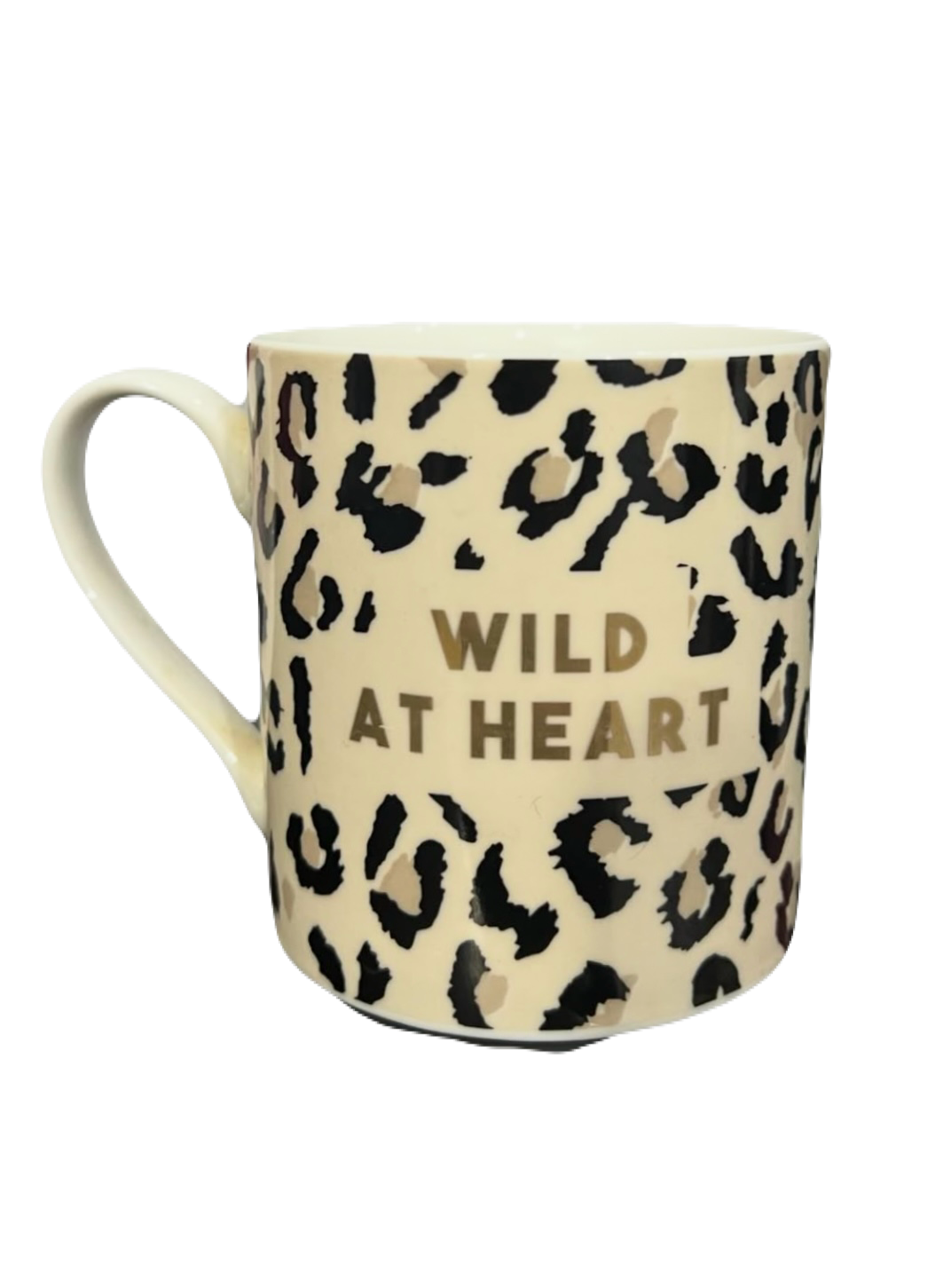"Wild at Heart" Cheetah Print Mug