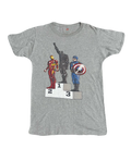 Marvel Black Panther Power, Captain America, Iron Man Tee (Medium/Large)