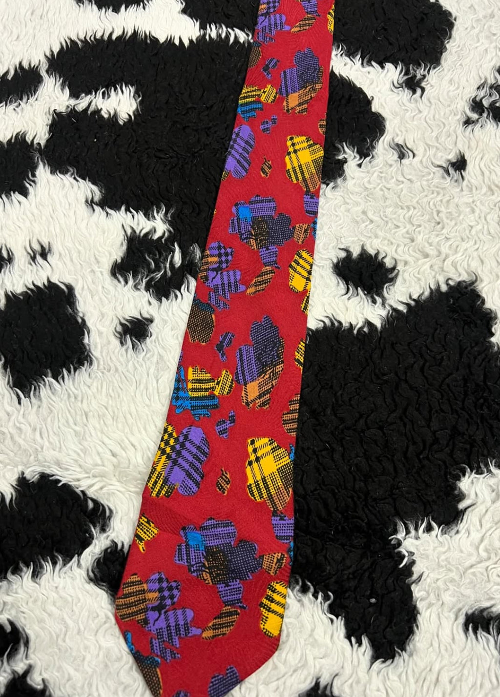 Red Patchwork Tie