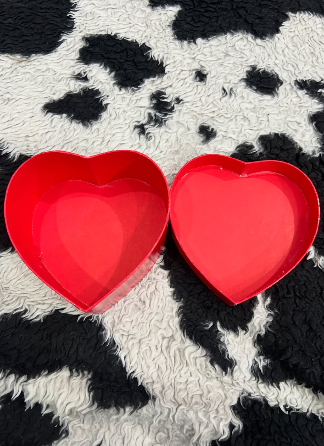Cardboard Red Heart Box